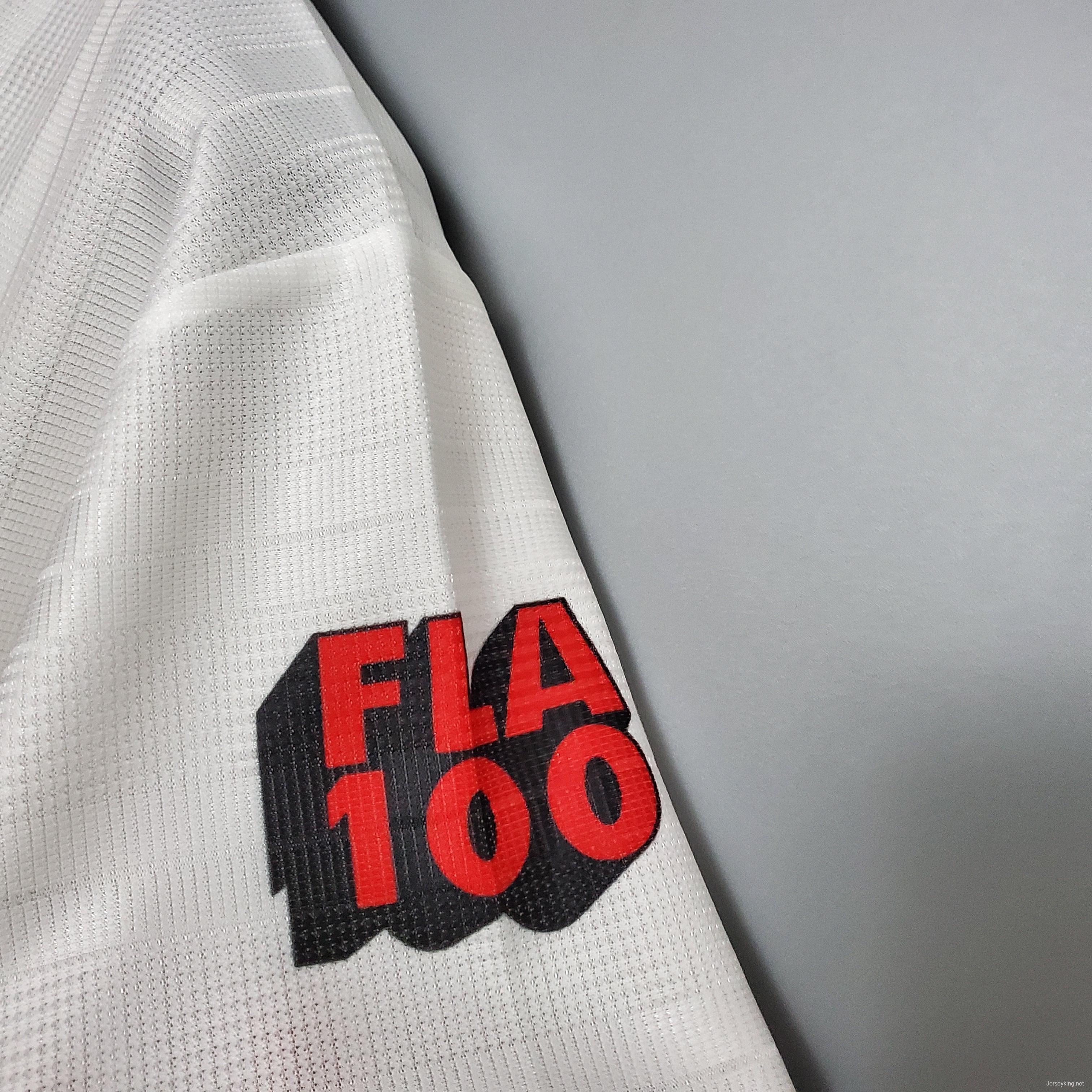 Retro Flamengo 100th anniversary away Soccer Jersey