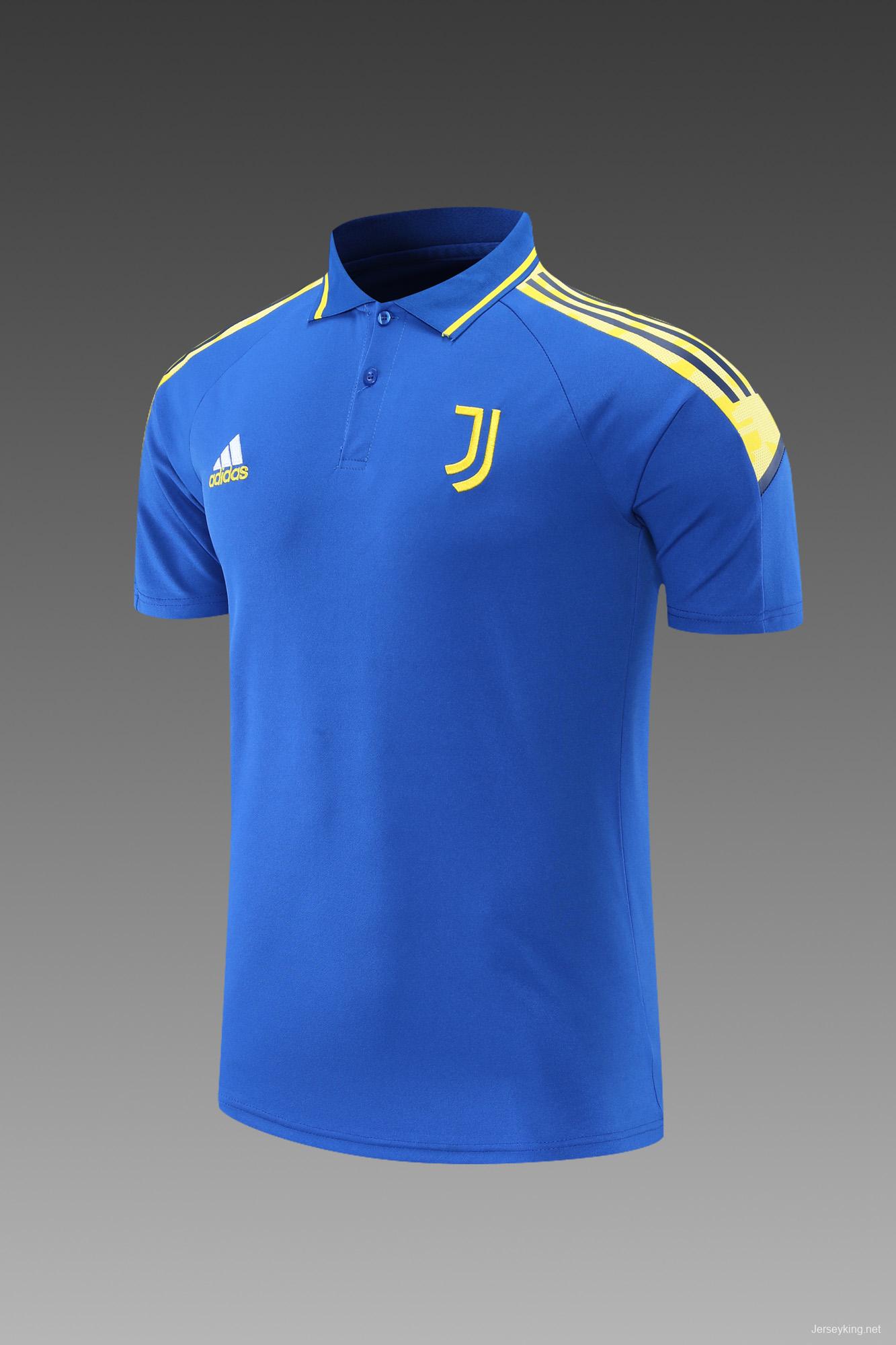 Juventus POLO kit blue and yellow stripes(not supported to be sold separately)