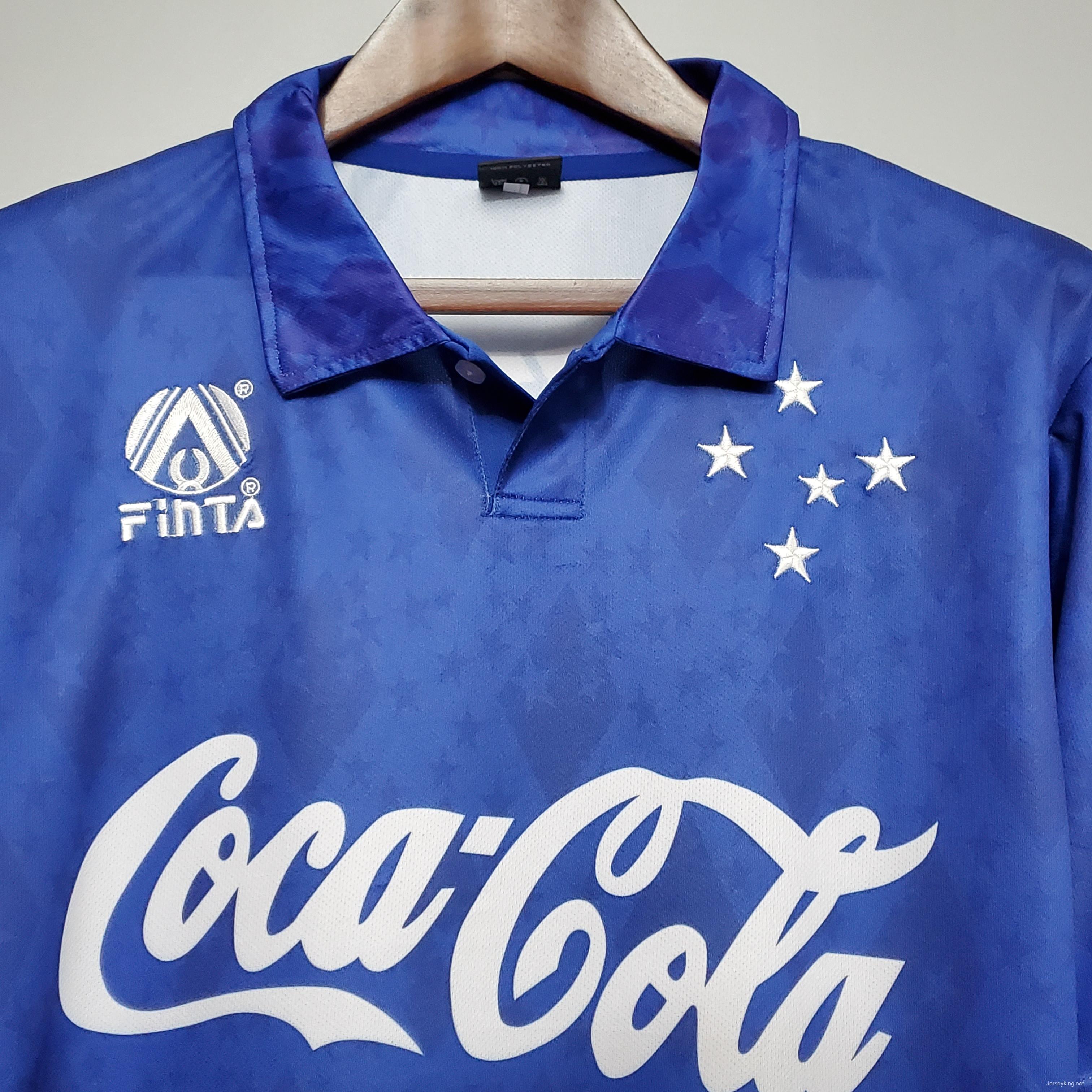 Retro Cruzeiro 93/94 home Soccer Jersey