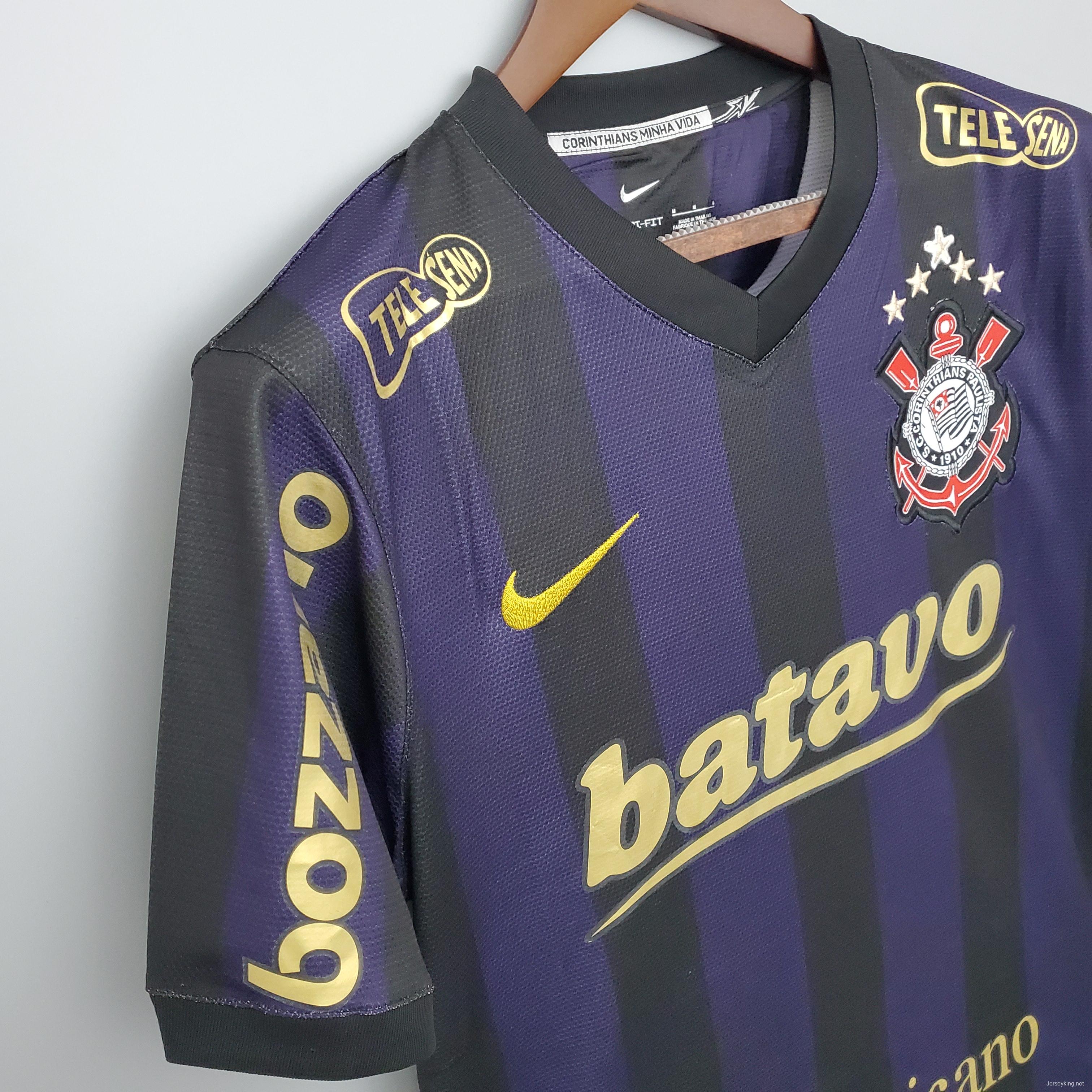 Retro 09/10 Corinthians away Soccer Jersey