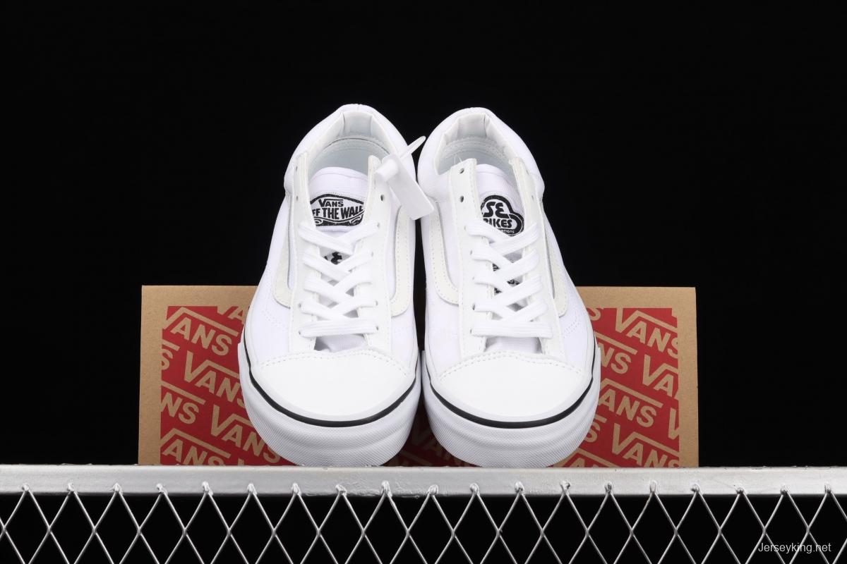 Vans x Se Bilkes Style 36 joint white 3M reflective low-top casual board shoes VN0A54F64YS