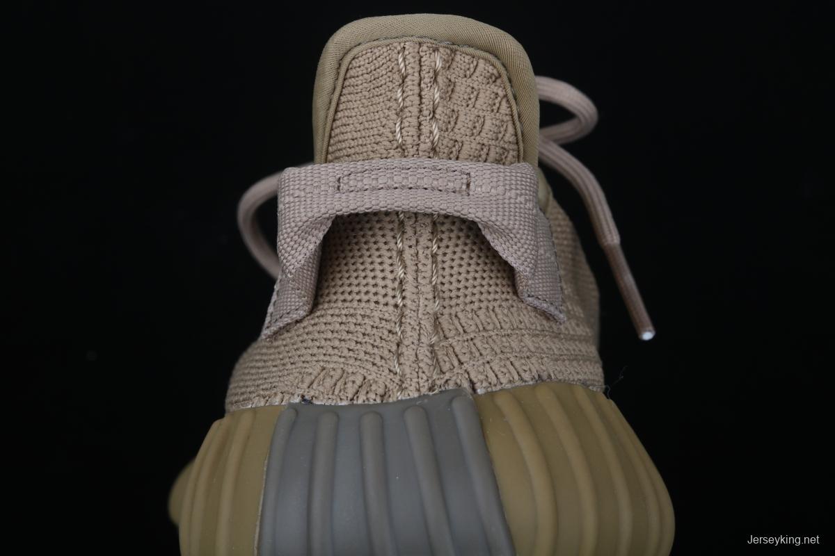 Adidas Yeezy Boost 350 V2 FX9033 das coconut 350 second generation hollowed-out sesame gray angel color