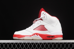 Air Jordan 5 What The White and Red Valentine's Day 440892-106