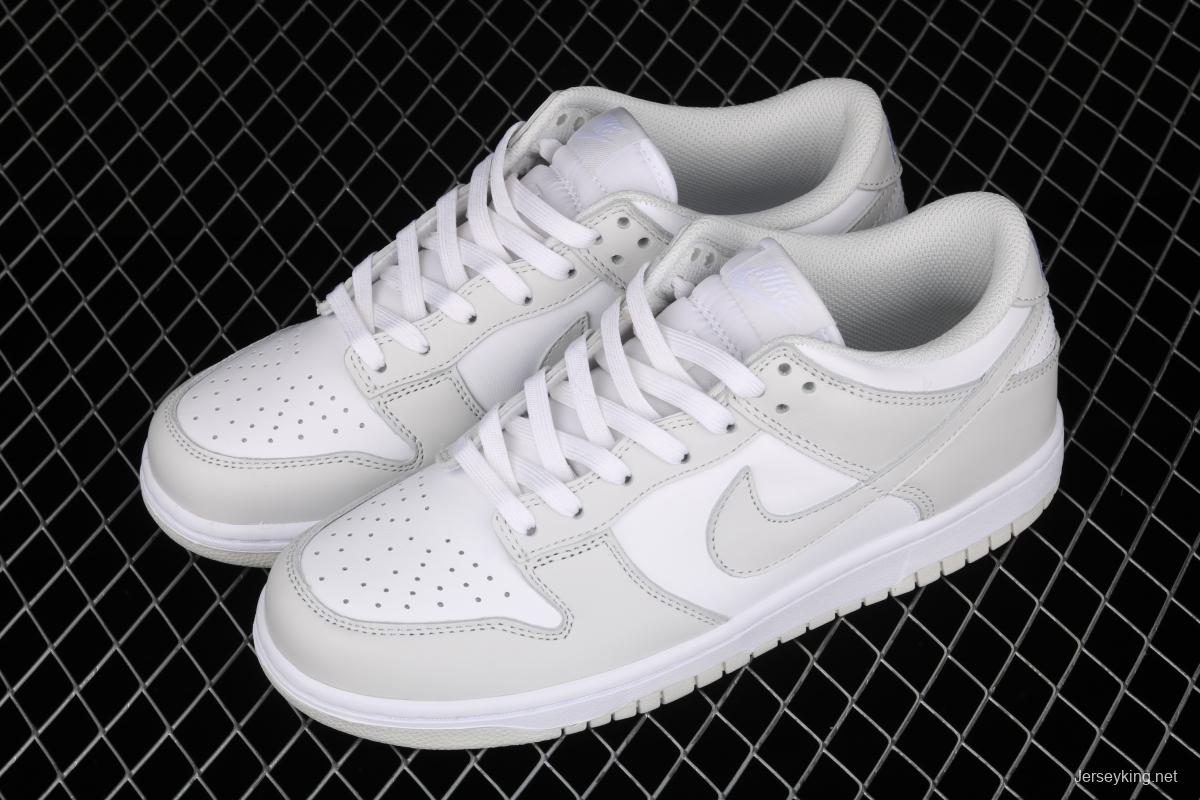 NIKE SB DUNK Low dunk series white light gray color matching low-side leisure sports skateboard shoes DD1503-103