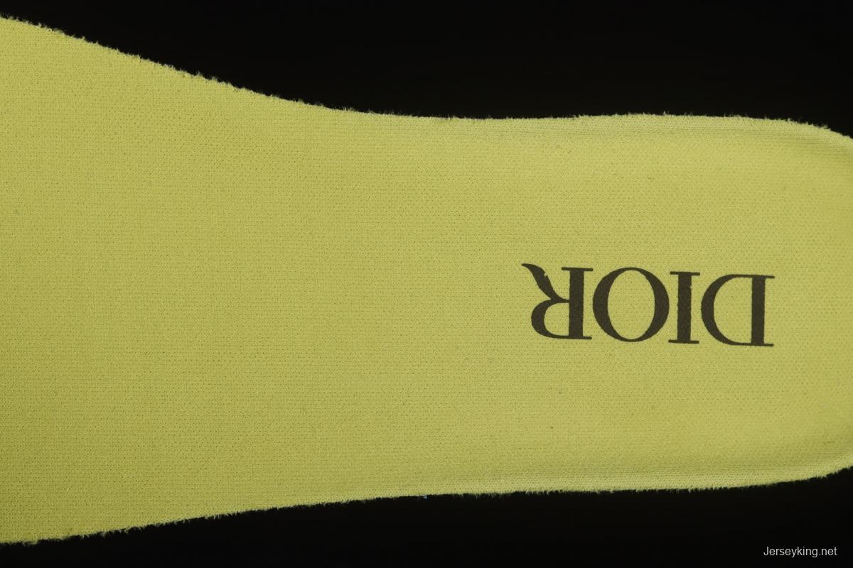 Dior B30 Microfiber Mesh B30 CD series sports shoes LY66140 Yellow/White