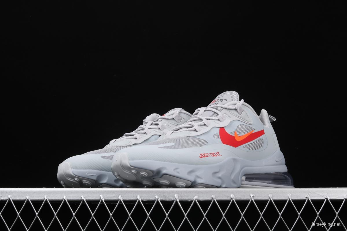 NIKE Max 270React Just Do It mixed technology half palm air cushion running shoes CT2203-002