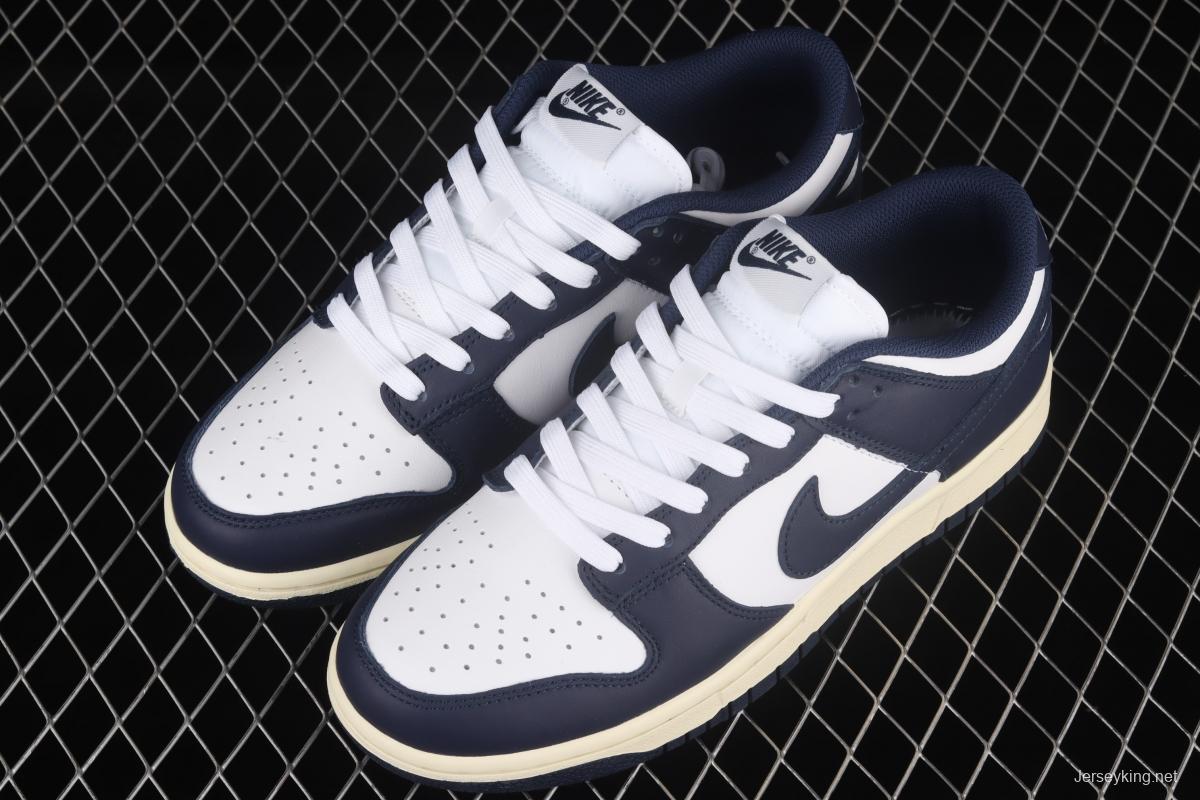 NIKE SB DUNK Low Navy Blue navy blue color SB buckle rebound fashion casual board shoes DD1503-115