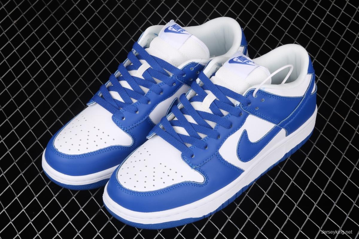 NIKE SB DUNK Low Pro Kentucky White Blue University of Kentucky Board shoes CU1726-100