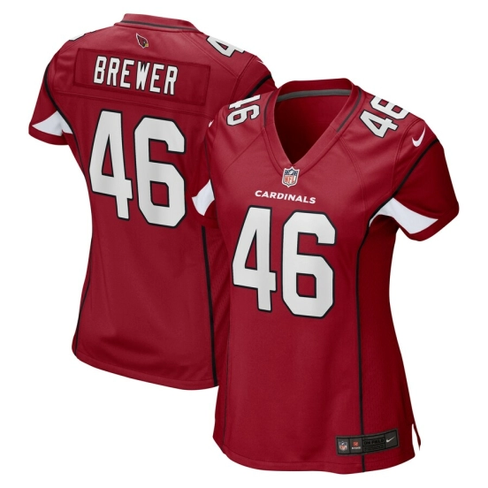 Women's Aaron Brewer Cardinal Player Limited Team Jersey