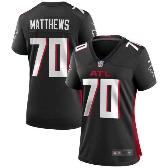 Women's Jake Matthews Black Player Limited Team Jersey