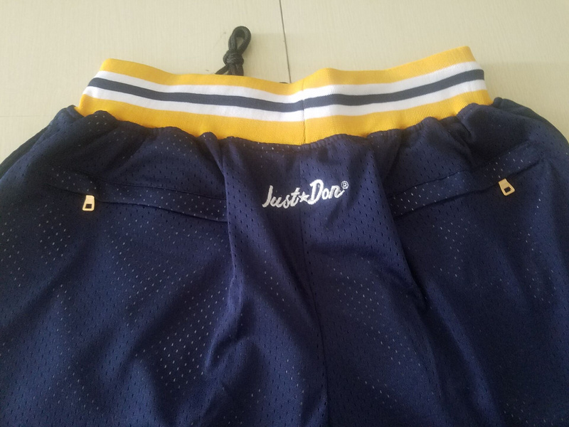 Michigan State College Navy Blue Basketball Shorts