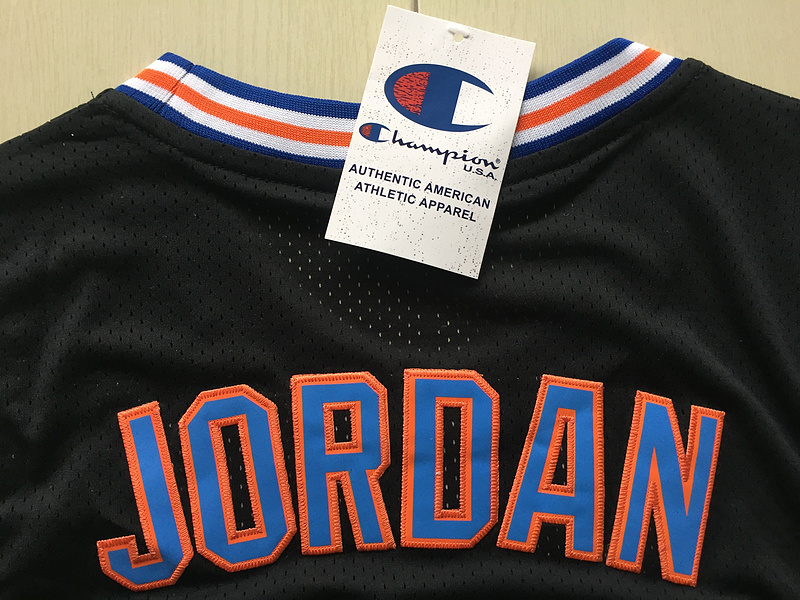 Michael Jordan 23 Movie Edition Black Basketball Jersey