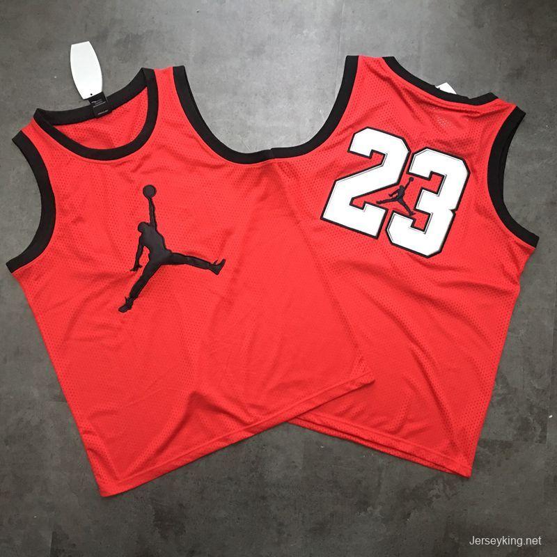 Men's Michael Jordan Red Retro Classic Team Jersey