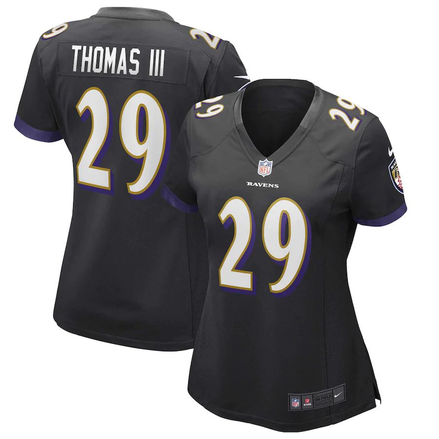 Women's Earl Thomas Black Player Limited Team Jersey