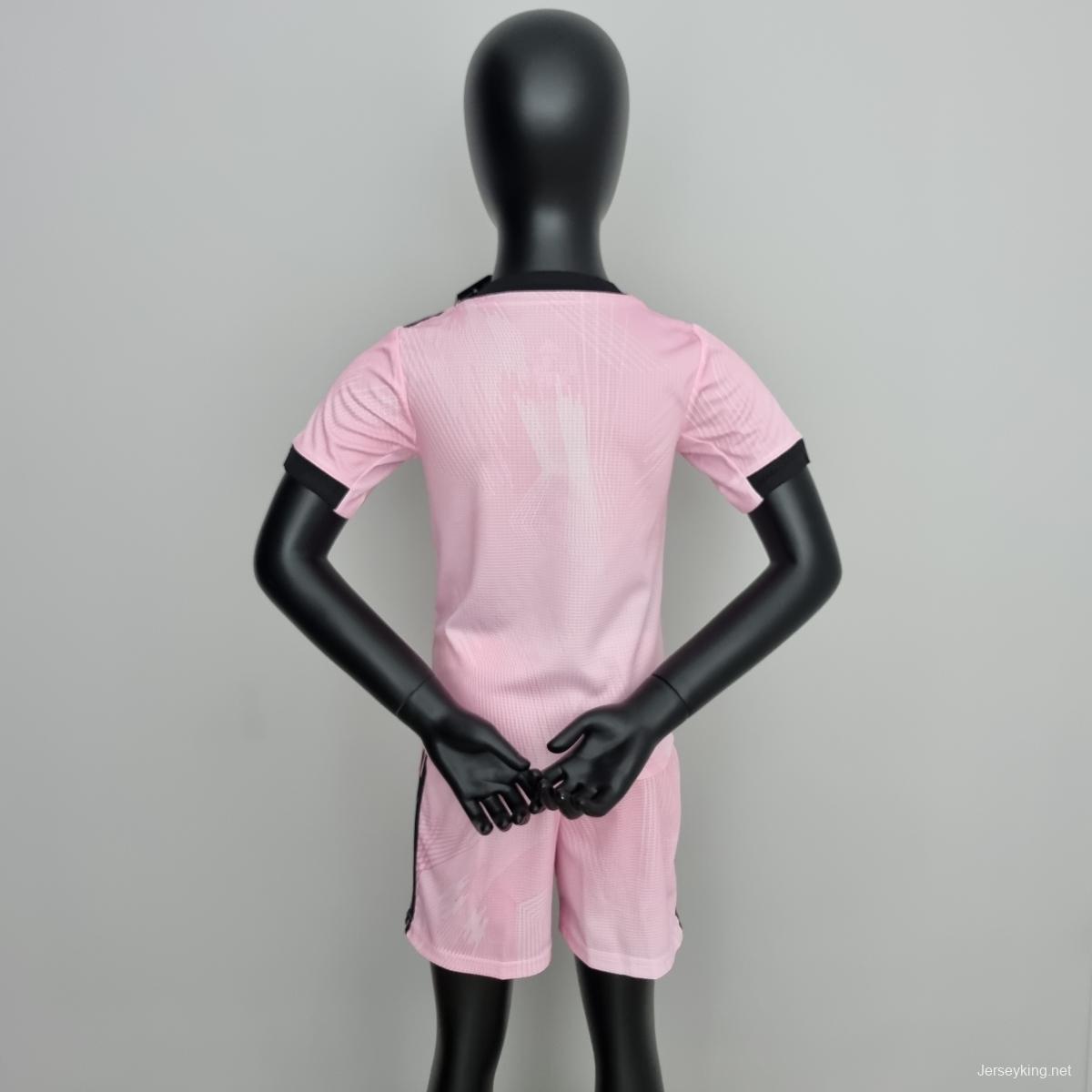 22/23 Real Madrid Y3 kids pink Soccer Jersey