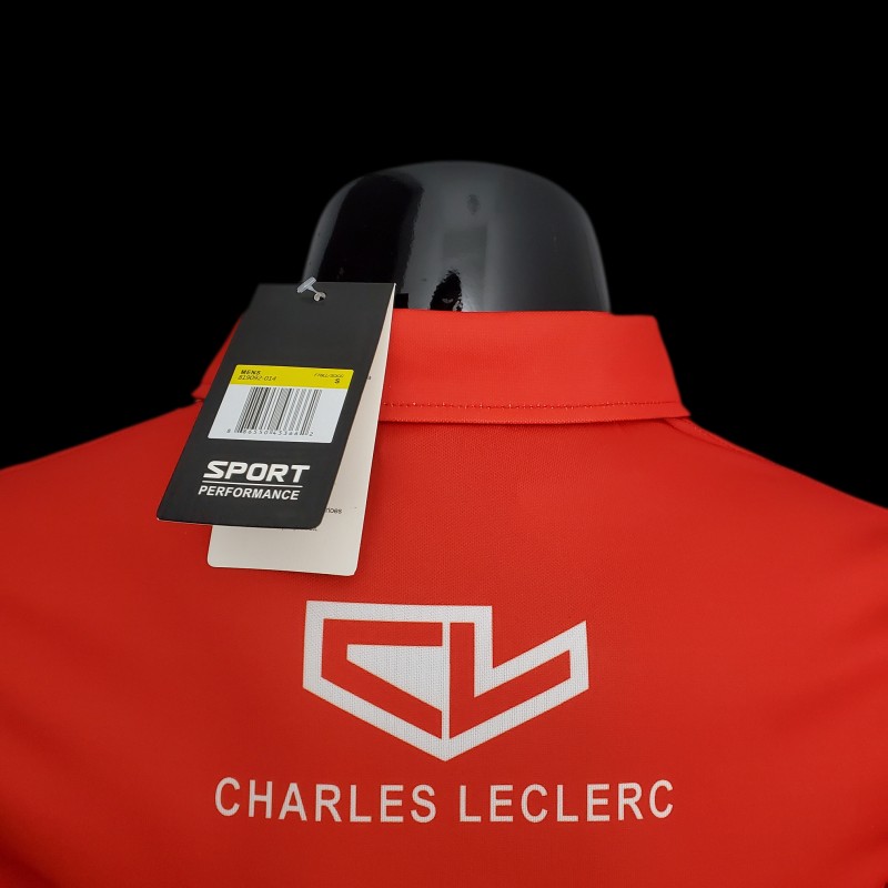 F1 Formula One 2022 Ferrari Polo Red 