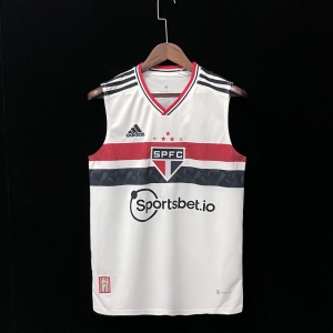 22/23 Vest Sao Paulo Home White Soccer Jersey