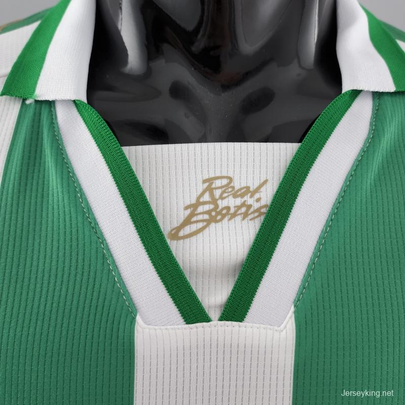 Player Version 22/23 Real Betis King's Cup Version Home  Soccer Jersey