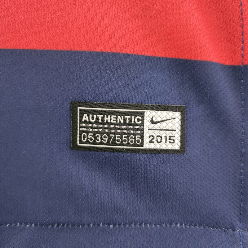 Retro 15/16 Barcelona Home  Soccer Jersey