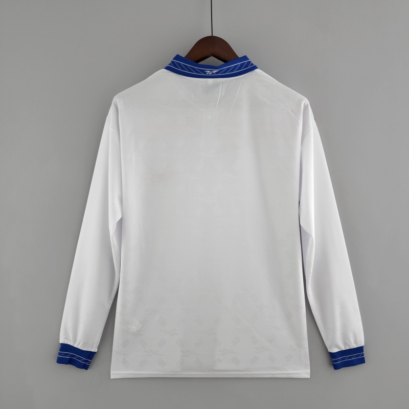 Retro Long Sleeve Chile 1998 Away Soccer Jersey