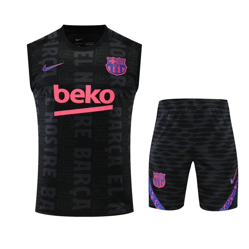 22/23 Barcelona Black Pre-match Training Jersey Vest