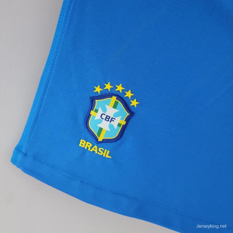 2022 Brazil Shorts Blue