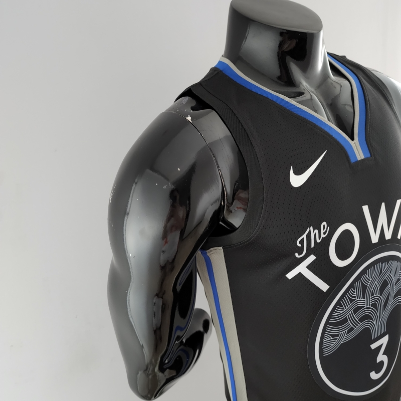 2020 POOLE#3 Warriors City Edition Black &amp; Grey NBA Jersey