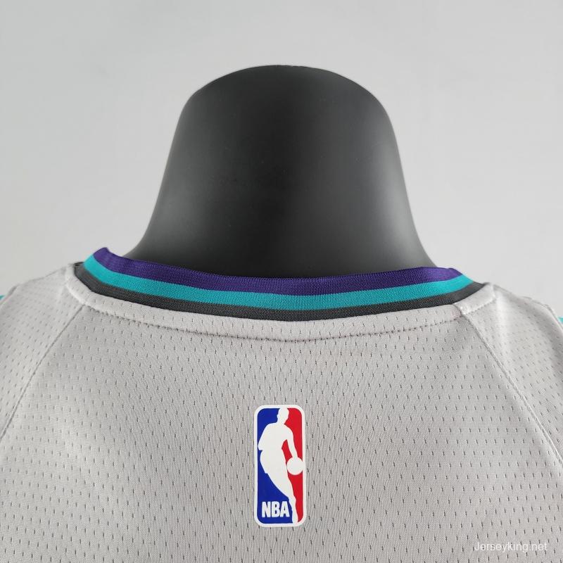 2019 NBA Oubre Jr. #12 Charlotte Hornets Grey Jersey