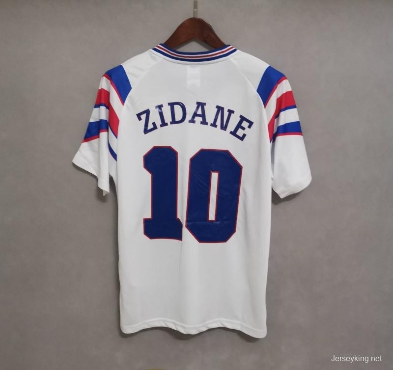 Retro 1996 France Away Soccer Jersey