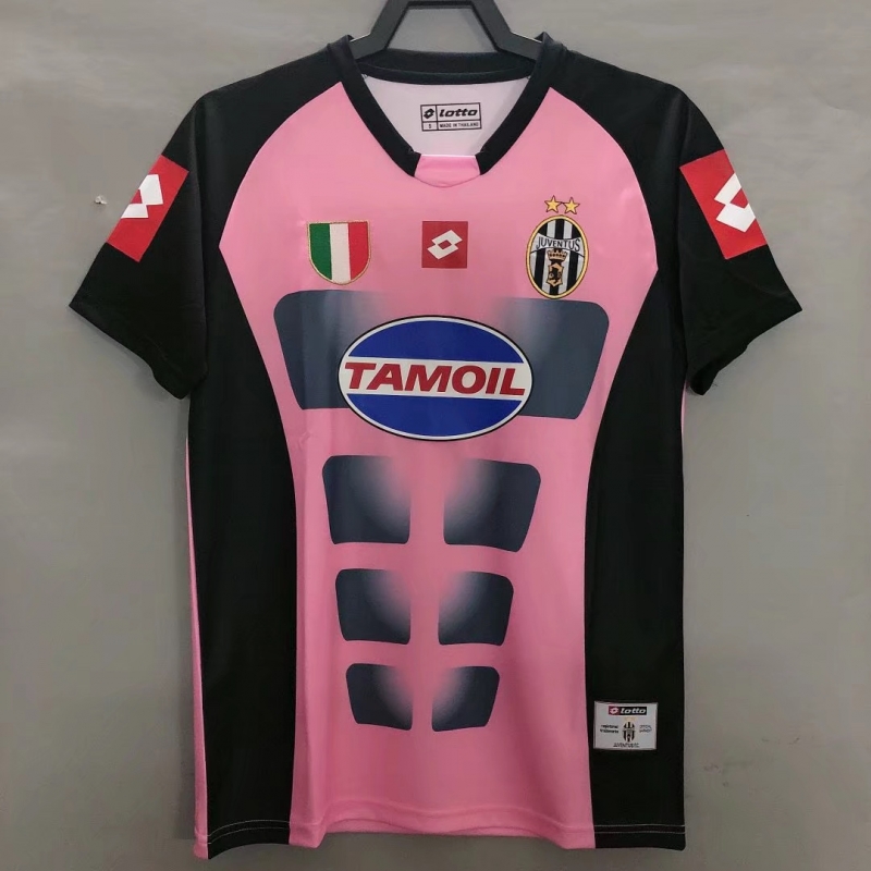 Retro 02/03 Juventus Goalkeeper Pink Jersey
