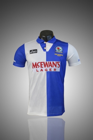 Retro 94/96 Blackburn Rovers Home Soccer Jersey