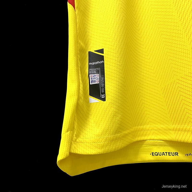 2022 Ecuador Home Jersey