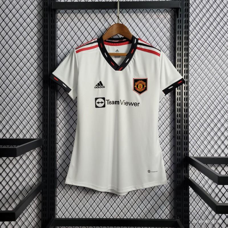 22/23 Women Manchester United Away Jersey