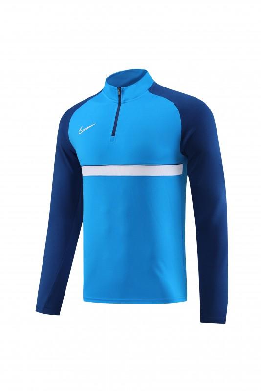 2023 NIKE Blue Half Zipper Jacket +Pants