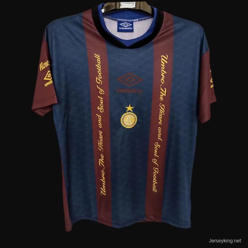 Retro 94/95 Inter Milan Training Jersey Wine Color Jersey