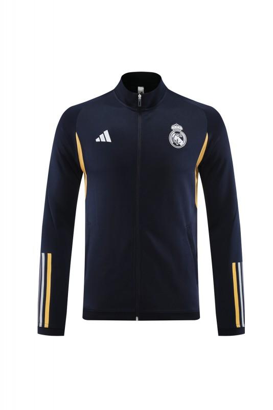 23/24 Real Madrid Navy Full Zipper Jacket+Pants