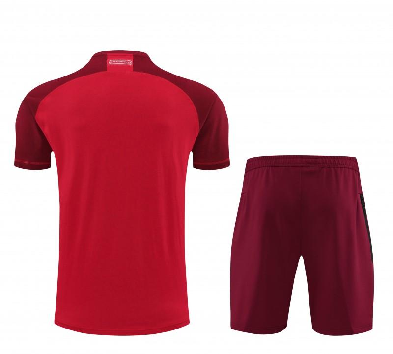 23/24 Liverpool Red Cotton Short Sleeve Jersey+Shorts