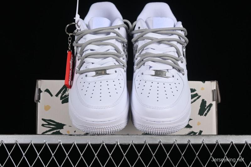 Nike Supreme x Air Force 1'07 Low "Box Logo" Camouflage Print Casual Sneakers - UP1658-595
