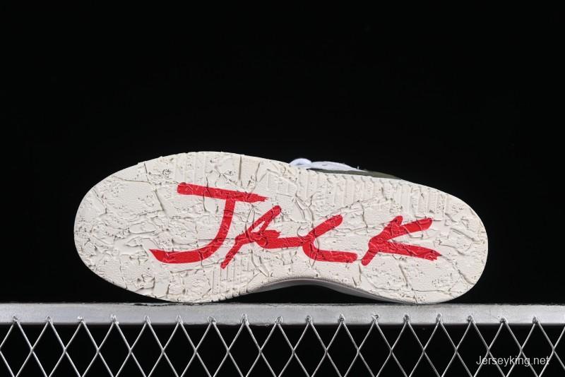 Nike Travis Scott x Jordan Cut The Check AJ1 Basketball Shoes with Velcro Strap - FZ8117-100