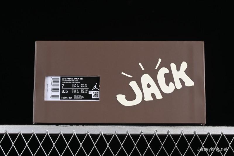 Nike Travis Scott x Jordan Jumpman Jack TR Basketball Shoes with Magic Strap - FZ8117-101