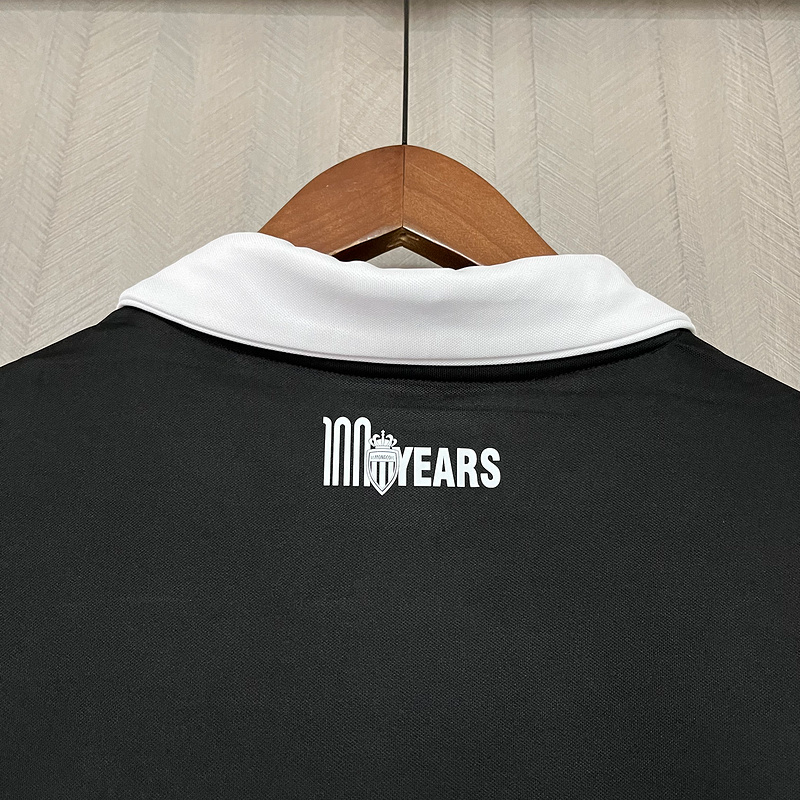 25/26 AS Monaco 100th Anniversary Black Jersey