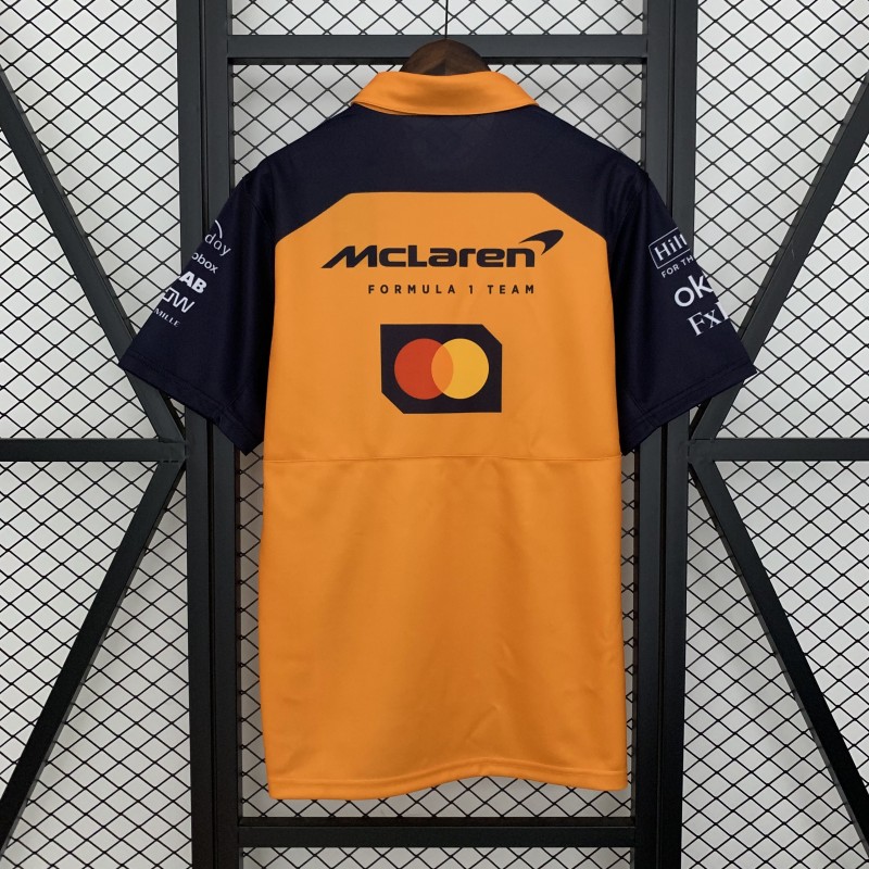 2025 Polo F1 Formula  Orange Mclaren  Jersey