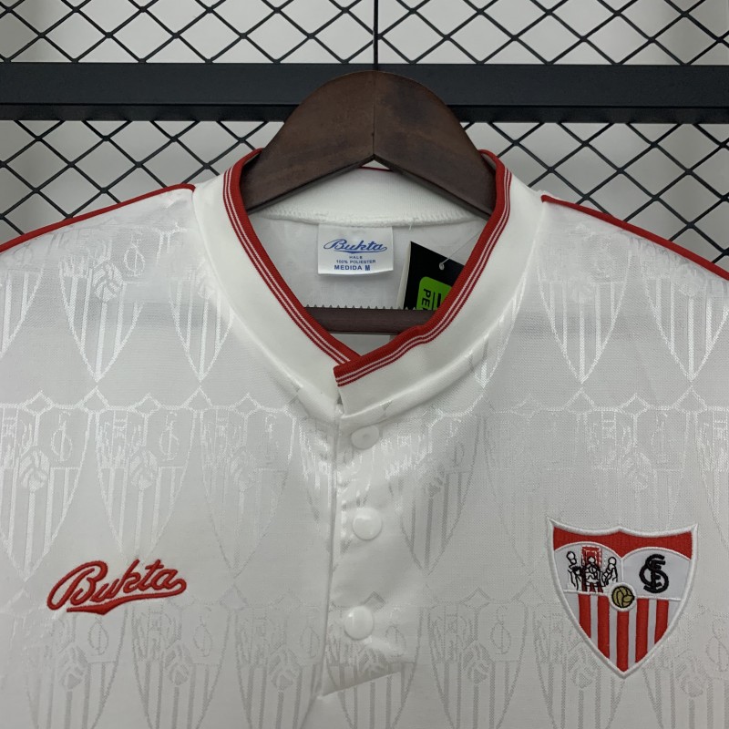 91/92 Retro Sevilla Home Jersey