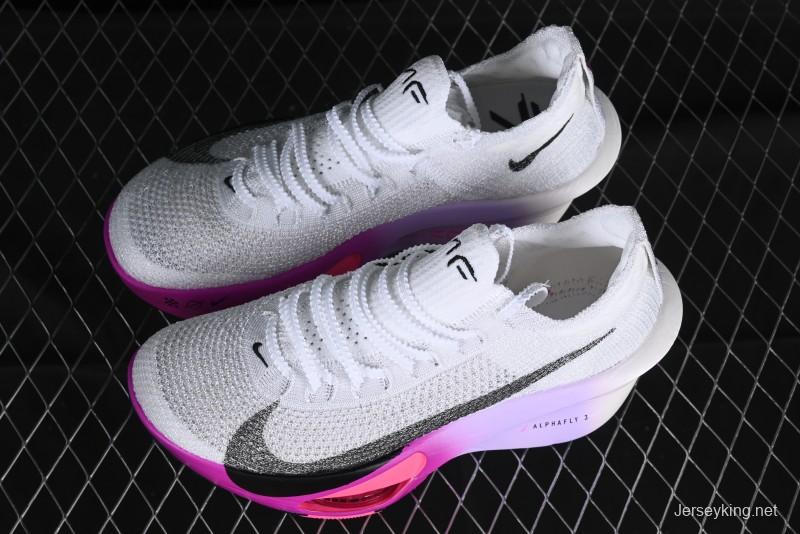 Nike Zoom VaporFly Next% 3 Prototype Super Marathon Running Shoes with Dual Air Zoom and Full-Length Carbon Fiber Plate - FD8311-100
