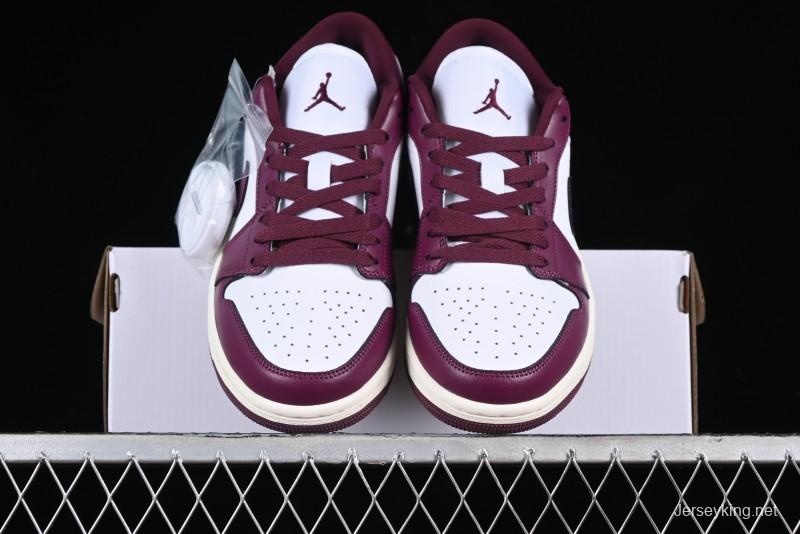Nike Air Jordan 1 Low AJ1 White Rose Pink Low Top Casual Sneakers DC0774-161
