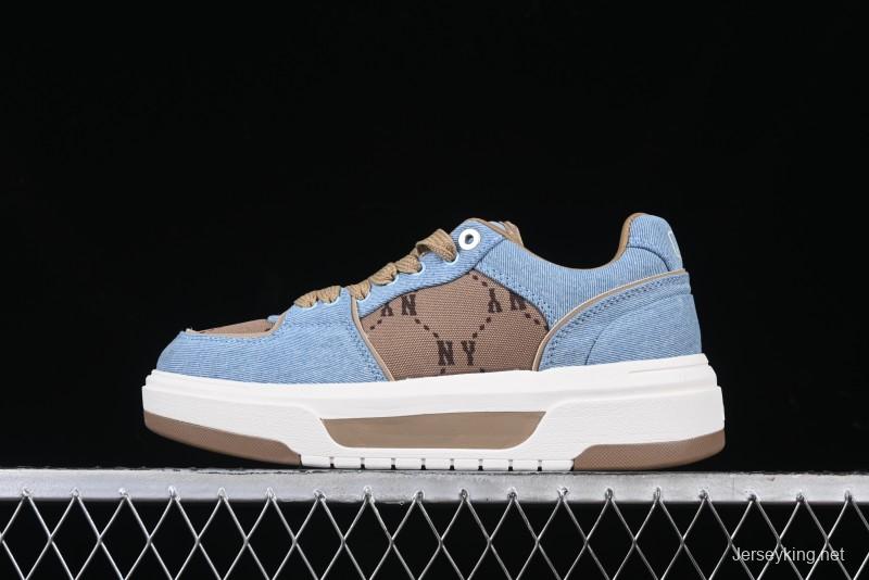 New York Yankees MLB Chunky Liner Dia Monogram Thick Sole Casual Running Shoes - 3ASXCLJ4N50BLS