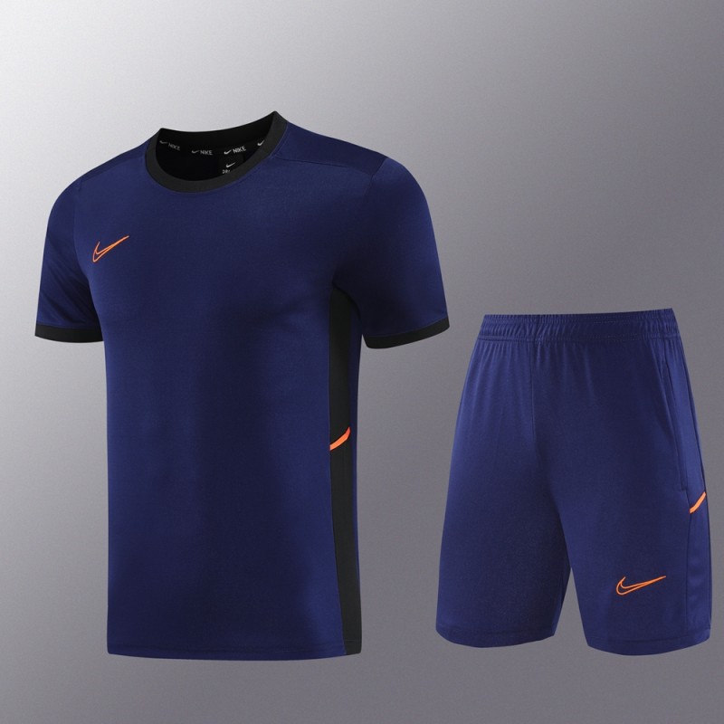 2025 NIKE Navy Short Sleeve Jersey + Shorts