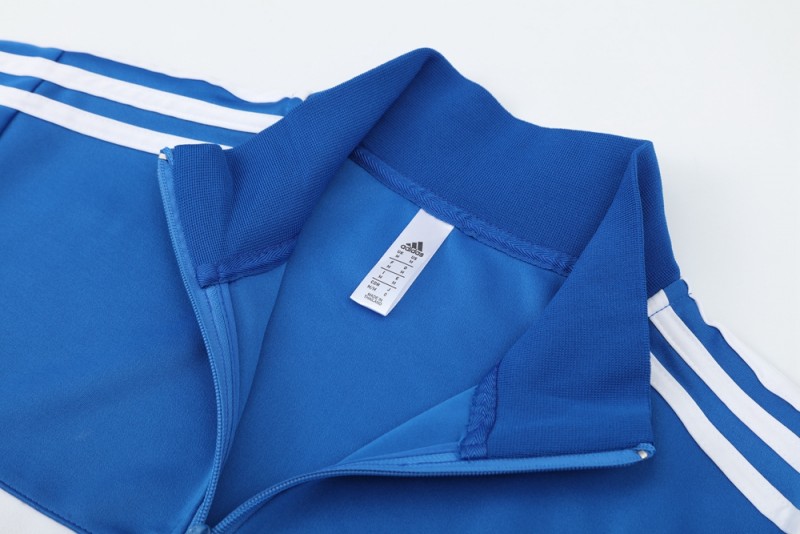 2025 Adidas Blue/Navy Full Zipper Jacket +Long Pants