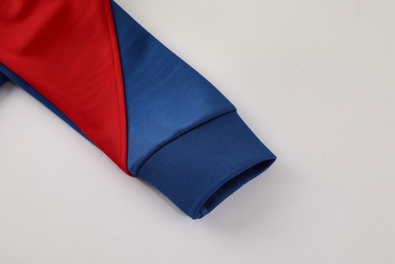 25/26 PSG Blue Full Hoodie Zipper Jacket +Long Pants