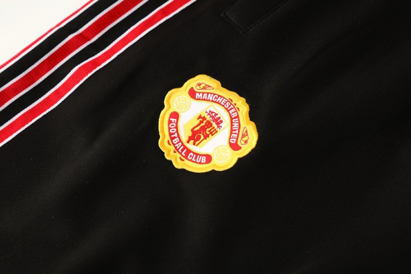 25/26 Manchester United Red/Black Full Zipper Jacket +Long Pants